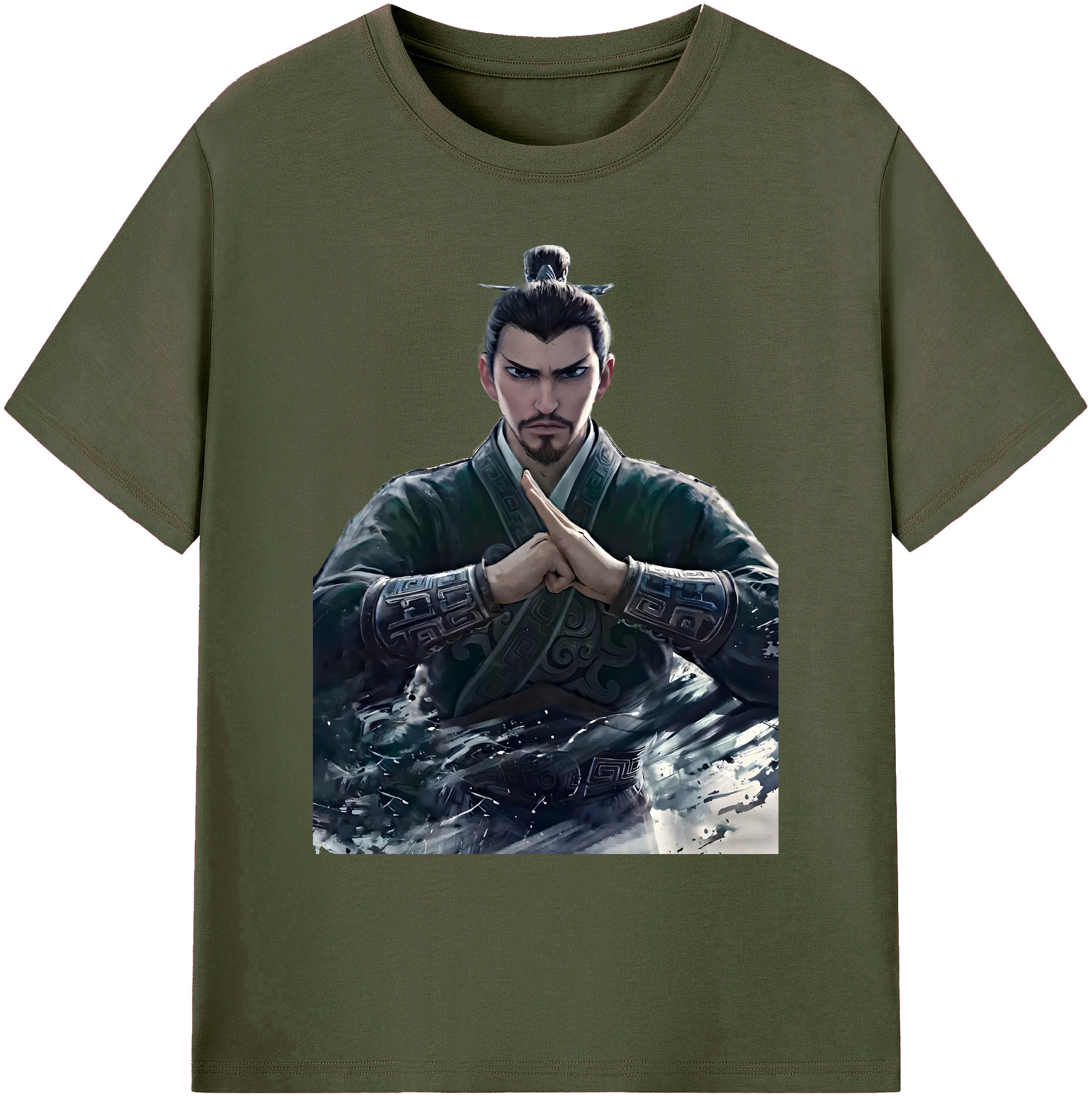 （画像用） Ne Zha 2 ナタ 魔童の大暴れ 綿100％ メンズ半袖Tシャツ｜肌触りやわらか＆通気性